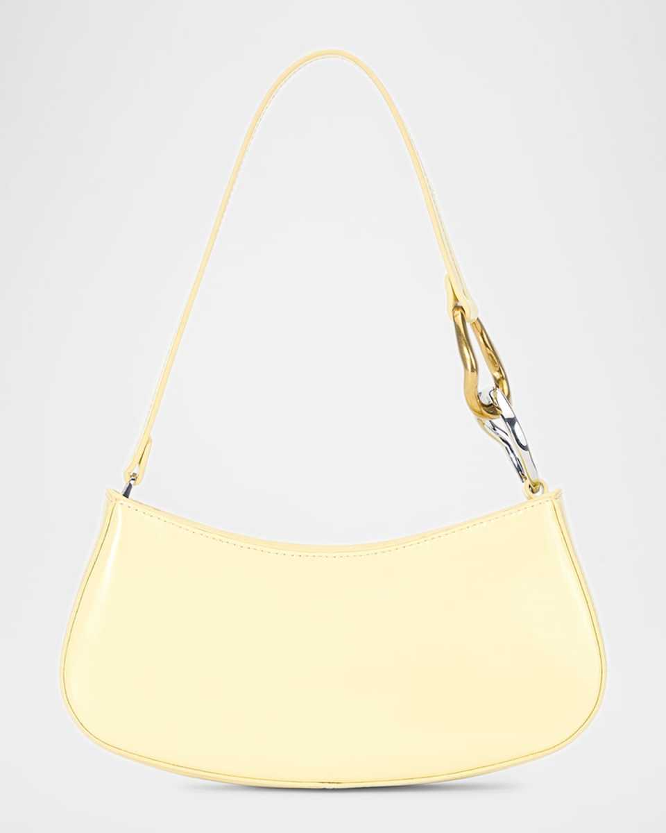 Ollie Chain-Link Leather Shoulder Bag